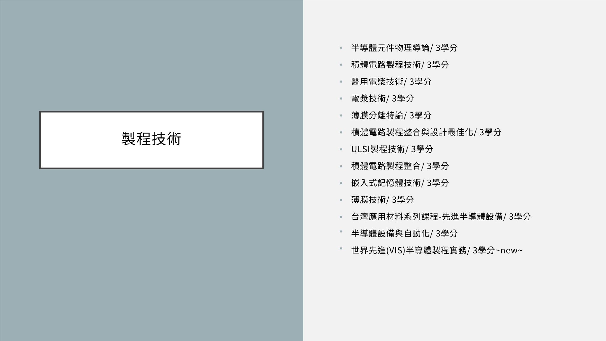 半導體人才培育跨領域學分學程- 中原大學半導體材料與光電檢測碩士學位學程